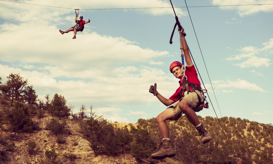Zip Line and White Water Rafting Raft Echo