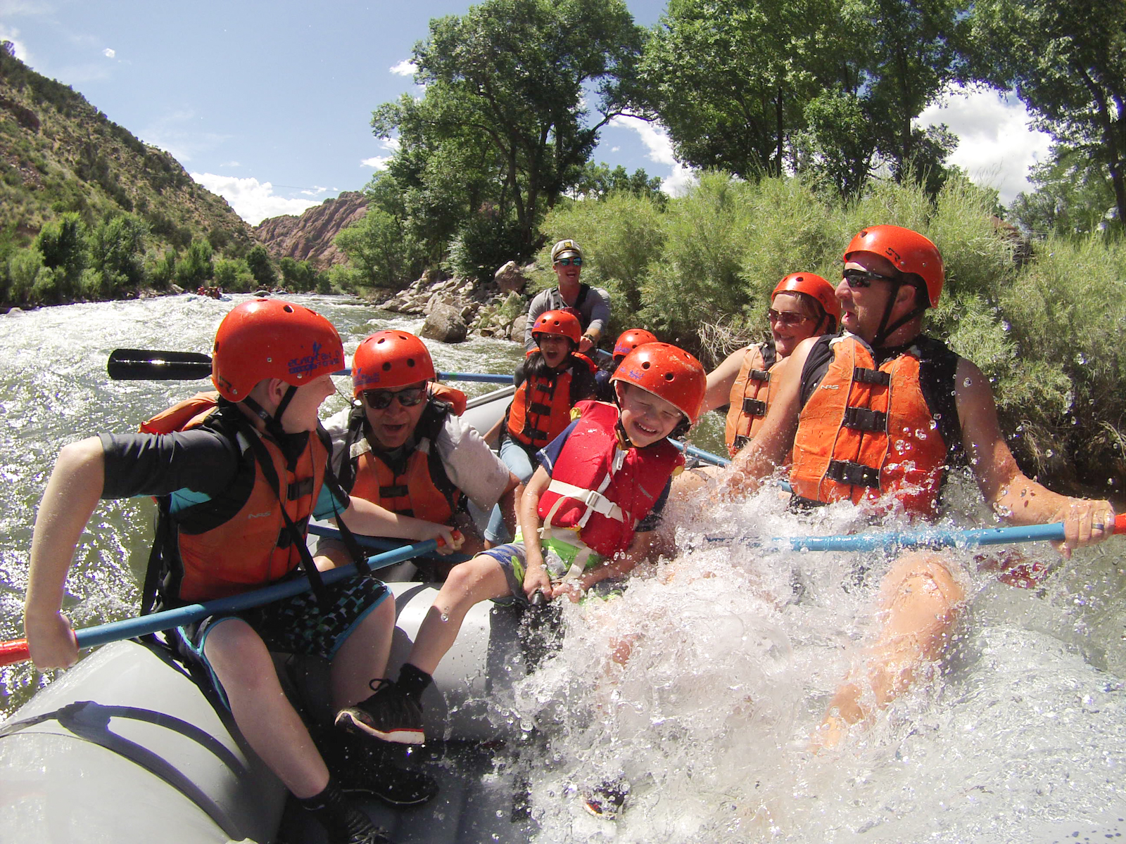 Royal Rafting During Spring Runoff Echo Canyon Rafting
