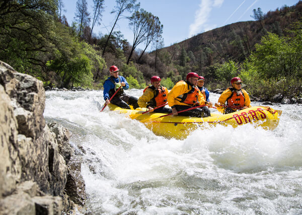 Rafting the Tuolumne River